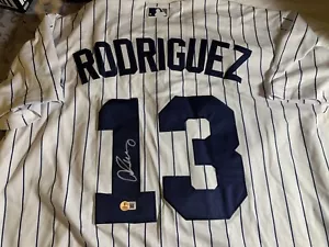 Alex Rodriguez Jersey NY Yankees Hand Signed BAS AUTHENTICATION - Picture 1 of 4