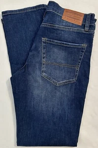 Neu mit Etikett Lucky Brand 223 gerade Stretch Denim Herrenjeans W 30 x L 32 blau - Bild 1 von 7