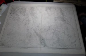 1881 USGS 26x37" Topography Map of ~ CENTRAL COLORADO - Picture 1 of 4