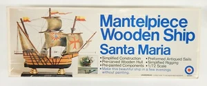 Entex Mantelpiece Wooden Ship Santa Maria Simplified Construction 1/72 Scale - Picture 1 of 7