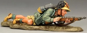 KING & COUNTRY ITALIAN FORCES IF022 PROPENSO A LA MENTIRA CON RIFLE SIN USAR EN CAJA - Imagen 1 de 1