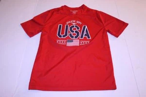 Camiseta de Rendimiento Atlético Equipo Juvenil USA XXL (18) (Roja) Gloria Desteñida - Imagen 1 de 1