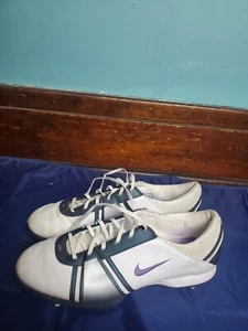 Nike Women's Size 10 Air Dormie White Golf Shoes Cleats Low Lace Up 397198-151 - Picture 1 of 12