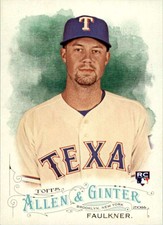 2016 Allen and Ginter #290 Andrew Faulkner RC Rookie Rangers