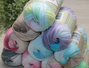 Alize ~ Bella Batik Design ~ Variegated Cotton ~ 197 yards / 1.76 oz x 5 skeins - Picture 1 of 3