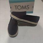 Toms Palma Black Canvas Women's Shoes Size 6.5 New