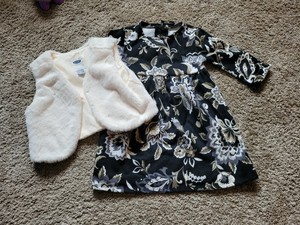 old navy baby fur vest