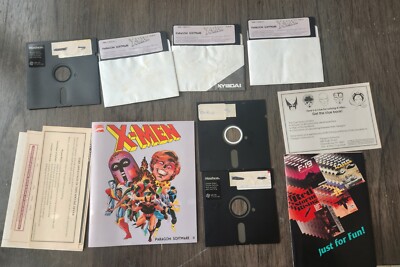 X-Men Paragon Software computer game FLOPPY D...