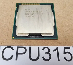 CPU315 - Intel Pentium Dual-Core G860 SR058 3.00GHz 3MB LGA 1155 Desktop CPU - Picture 1 of 2