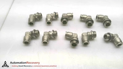 NUMATICS F-NB 108-012-003,旋转 ELBOW 推入配件,全新 * #291717 — 第 1/4 张图片