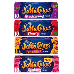 McVitie's Jaffa Cakes Flavour Biscuit Blackcurrant Passionfruit Cherry Raspberry - Picture 1 of 6