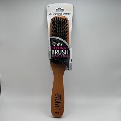 Evolve Boar Styling Brush #575 Smooth and Style Premium Quality  - Image 1 of 4