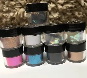 YOUNG NAILS Imagination Nail Art Powders Glitter Pigment Acrylic Gel - Picture 1 of 9