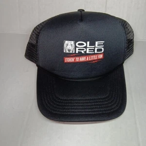 Ole Red Country Bar Snap Back Trucker Hat Cap Mens Black Foam Blake Shelton NWOT - Picture 1 of 11