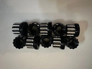 Performance 7075 Billet Aluminum Black Open End Race Lug Nuts 5/8 (10 Pack) - Picture 1 of 2