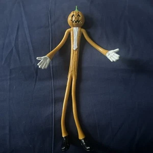 Vintage Jack-O-Lantern Bendable 9" Figure - Picture 1 of 8