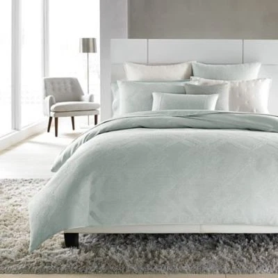 Hudson Park Edienne Seaspray QUEEN Duvet Cover  - Image 1 of 3