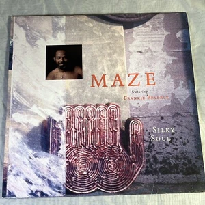 MAZE FT FRANKIE BEVERLY~SILKY SOUL~RARE NM- 1989 WARNER BROS PROMO LP~HYPE~INNER - Picture 1 of 8