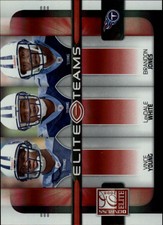 2008 Donruss Elite Teams Red Titans Card #21 Vince Young/LenDale White/Jones/400