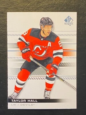 Taylor Hall 2019-20 Upper Deck SP Authentic #86 New Jersey Devils - Image 1 of 2
