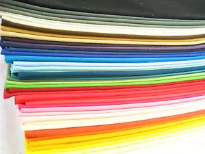 tessuto 100% cotone tinta unita spessore tessuto tela sottile lino scarpe borsa tessuto - Foto 1 di 14
