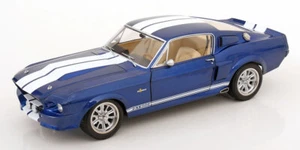 Ford Shelby Mustang GT500 1967 blau weiß Modellauto 1:12 KK Scale - Bild 1 von 1