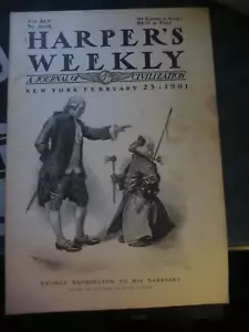 Harpers Weekly February 23 1901 George Washington to Namesake Winter Quebec 64 - Picture 1 of 2