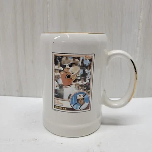 Taza de cerveza de colección Cal Ripkin Stein Baltimore Orioles 5,5" por Topps - Imagen 1 de 5