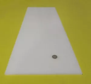 Tivar UHMW PE Foglio Bianco .250" (1/4") Spessore x 12" x 36" - Foto 1 di 12