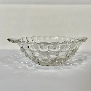 Vintage, gebrauchte Anchor Hocking kleine GLASSCHALE/SCHALE Blasenleiter, 2 Griffe - Bild 1 von 12