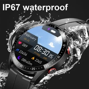 ECG+PPG Bluetooth Call Smart Watch Men Blood Pressure Fitness Sports Watches+Box - Picture 1 of 12