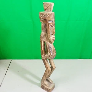 Handmade AFRICAN CARVING Wood Sculpture Decor Tribal Estate Collection Display - Picture 1 of 8