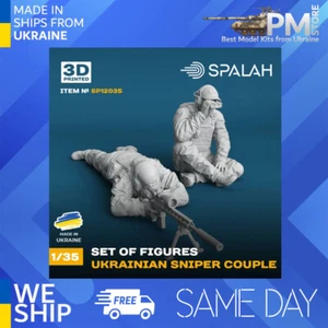 SPALAH 12035 1/35 Set of figures "Ukrainian Sniper Couple" - Picture 1 of 4