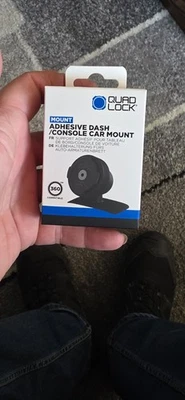 Quad Lock Adhesive Dash/Console Car Mount - Black - Image 1 of 3