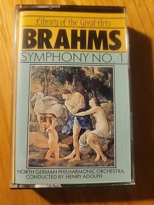 Brahms  symphony No.1   library of the great arts   cassette - Image 1 of 3