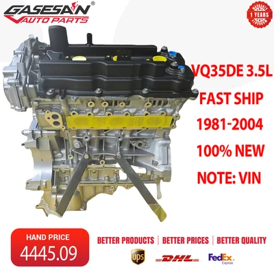 VQ35 VQ35DE 3.5L Cylinder Block Assembly For 81-24 Nissan Maxima Infiniti I35 V6 - Image 1 of 4