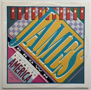 James Brown : Living In America UK 1986 vinyl 12" single VG+/EX A1/B1 pressing - Picture 1 of 4