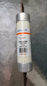 FERRAZ SHAWMUT TRS200R Fuse TRS-R Class RK5 Tri-Onic Time Delay 600VAC/DC - Picture 1 of 3