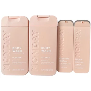 Lote 4 Jabones Corporales Monday Cleanse, 20.2 OZ + Acondicionador Sin Enjuague, 5.1 OZ - Imagen 1 de 4