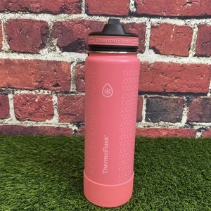 Thermoflask Stainless Steel Insulated Water Bottle Pink 24 oz Lightly Used - Picture 1 of 19