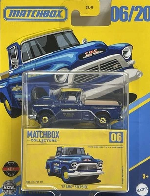 MATCHBOX - COLLECTORS 2025	- 1957 GMC STEPSIDE BLUE 06/20 - Image 1 of 3