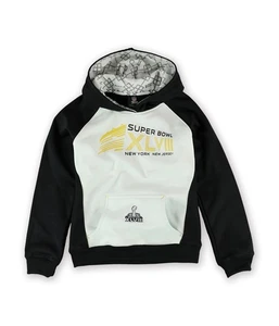 NFL Girls Super Bowl XLVIII Hoodie Sweatshirt, Black, Big Kids (8-20), S (8) - Picture 1 of 1