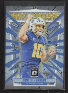 2023 Donruss Optic #14 Justin Herbert My House! Holo Silver - Picture 1 of 2