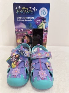 Disney Encanto Children's Trekking Sandals with Lights Size 10 - BRAND NEW - Picture 1 of 15