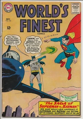 World's Finest Comics #153 DC Comics Batman slaps Robin - Image 1 of 2