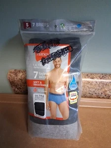 Hanes 7764B7 Full-Cut 7 Pack Men's Briefs Ultra Comfort Waistband Small 28"-30" - Picture 1 of 5
