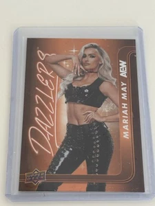 2025 AEW Upper Deck Mariah May #DZ-30 Orange Dazzlers - Picture 1 of 4