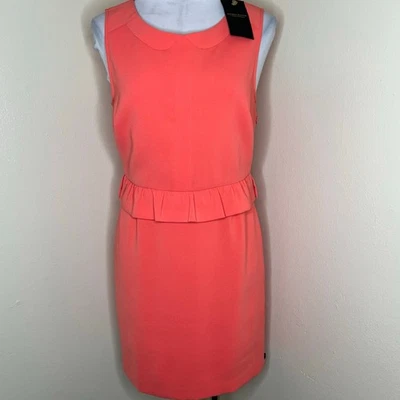 Maison Scotch оболочка платье Med еще один день в раю пеплум оборки работы новый - Изображение 1 из 4