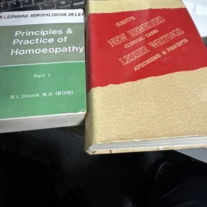Homeopathy Books X 2 Kent’s New Remedies & Principles Of - Picture 1 of 5
