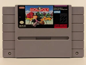 Monopoly (Super Nintendo, 1992) SNES➡️AUTHENTIC Cartridge - Tested 🎮 - Picture 1 of 10